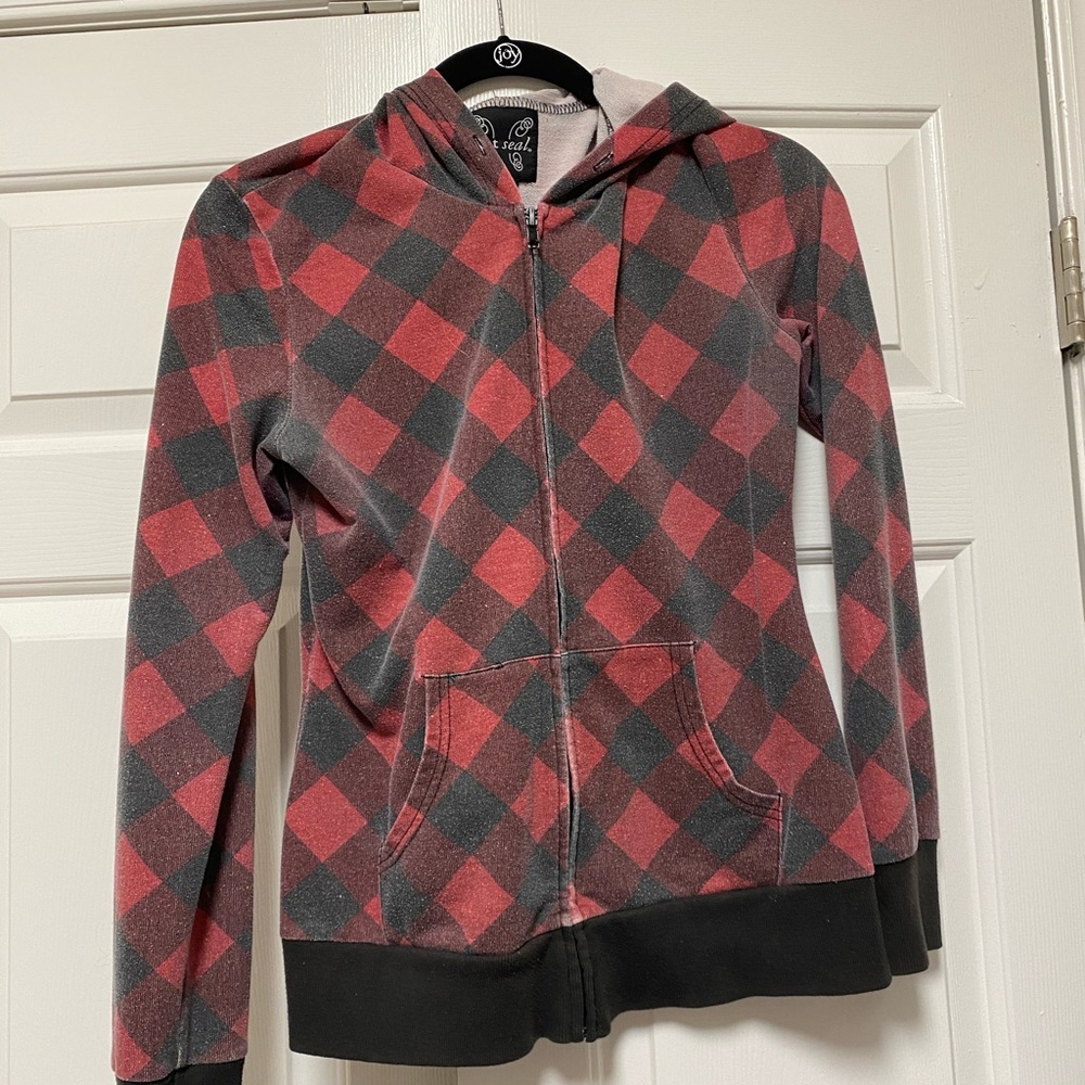 Plaid hoodie